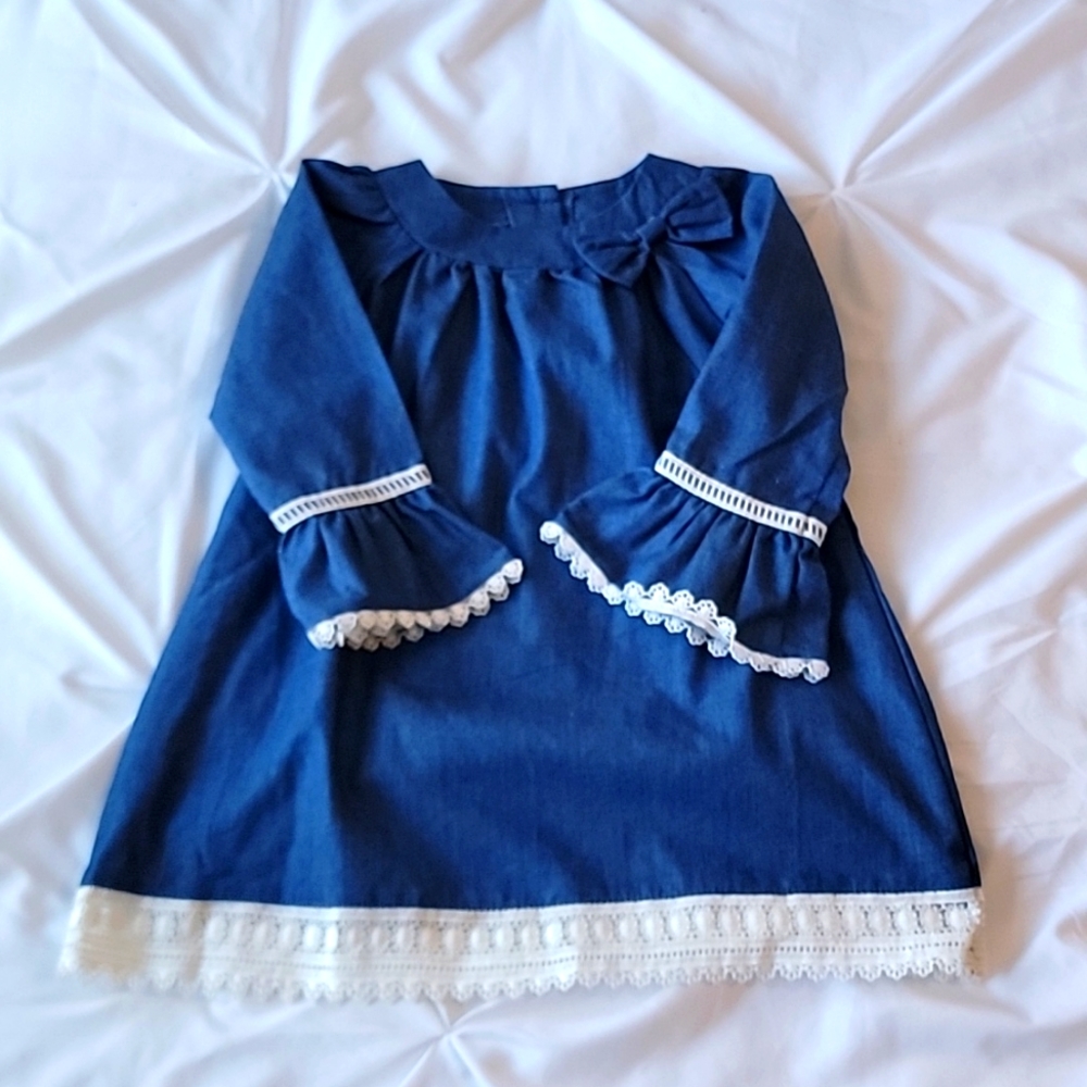 Denim toddler top